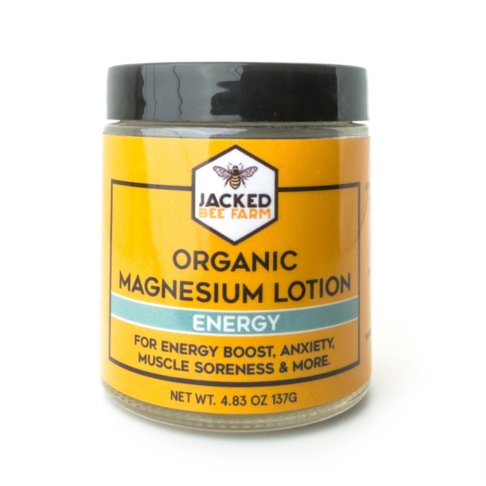 Jacked Bees Magnesium Lotion - Energy | 4 oz.