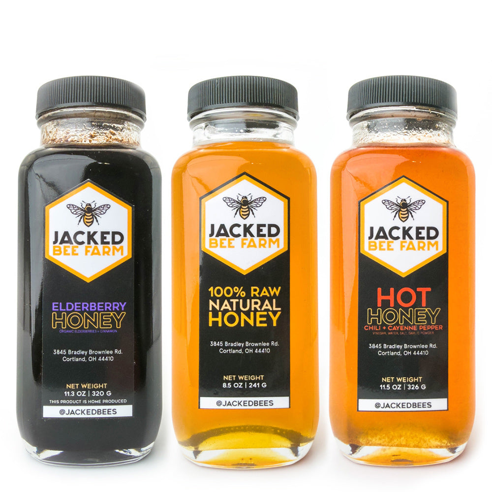 Jacked Bees Honey Trio